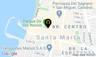 Mapa de Restaurante Dumaruka en Santa Marta