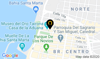Mapa de Restaurante El Españolete en Santa Marta