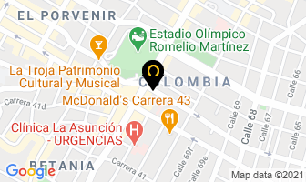 Mapa de Restaurante El Oasis en Barranquilla