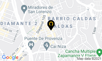 Mapa de Restaurante El Ventanal en Bucaramanga