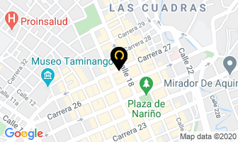 Mapa de Restaurante Española en Pasto
