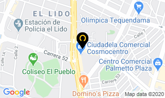 Mapa de Restaurante Gourmet en Cali