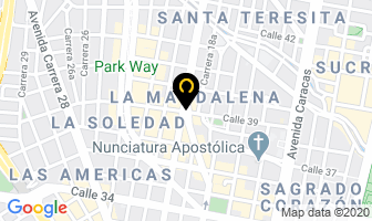 Mapa de Restaurante Guaira Sacha en Bogotá D.C