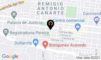 Mapa de Restaurante Gurmet El Champiñón en Pereira