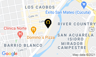 Mapa de Restaurante Hoko en Cúcuta