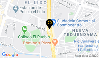 Mapa de Restaurante Iconos en Cali