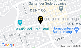 Mapa de Restaurante Integral en Bucaramanga