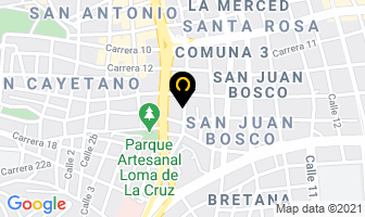 Mapa de Restaurante Jireh en Cali