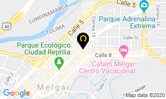 Mapa de Restaurante La 20 en Melgar