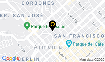Mapa de Restaurante La 21 en Armenia