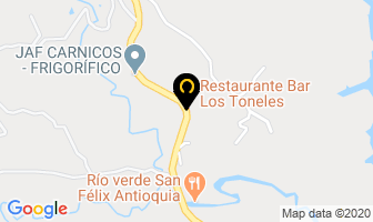 Mapa de Restaurante La Cabaña en Bello