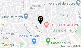 Mapa de Restaurante La Casona en Sincelejo