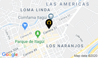 Mapa de Restaurante La Fontana en Itaguí