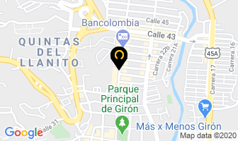 Mapa de Restaurante La Paila en Girón