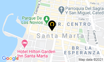 Mapa de Restaurante La Tagua en Santa Marta