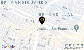 Mapa de Restaurante La Tropicana en Popayán