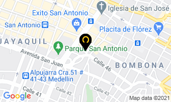 Mapa de Restaurante Las Estrellas en Medellín
