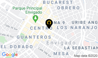 Mapa de Restaurante Las Negras Del Mar en Envigado
