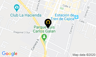 Mapa de Restaurante Las Pizarras en Cajicá