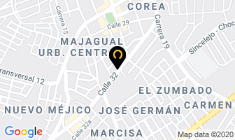 Mapa de Restaurante Lina Del Mar en Sincelejo