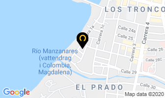 Mapa de Restaurante Mañe Cayón en Santa Marta