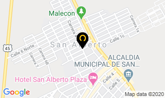 Mapa de Restaurante Manjar Chino en San Alberto