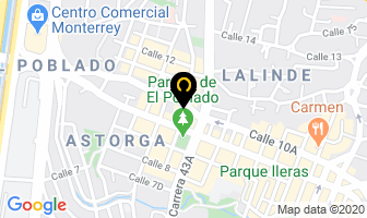 Mapa de Restaurante Mar Blue en Medellín