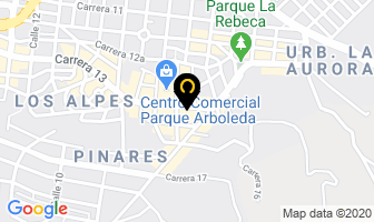 Mapa de Restaurante Mediterráneo en Pereira