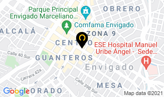 Mapa de Restaurante Melón Plaza en Envigado