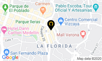 Mapa de Restaurante Niteroi en Medellín