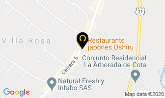 Mapa de Restaurante Oshiru en Cota