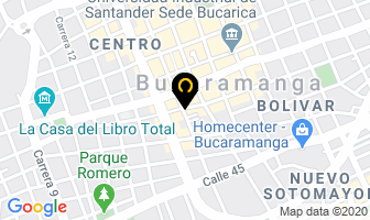 Mapa de Restaurante Panama en Bucaramanga