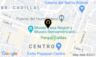 Mapa de Restaurante Pecado Afrodisíaco en Popayán