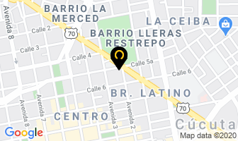 Mapa de Restaurante Pekín en Cúcuta