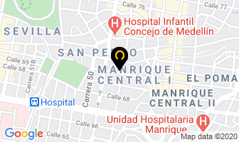 Mapa de Restaurante Permessano en Medellín