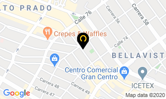 Mapa de Restaurante Perumar en Barranquilla