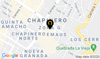 Mapa de Restaurante Peruviano en Bogotá D.C