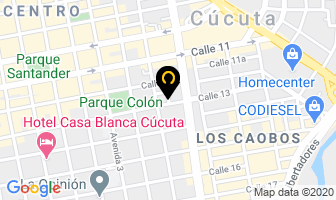 Mapa de Restaurante Pimentones en Cúcuta