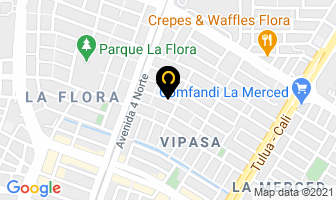 Mapa de Restaurante Pinos Del Norte en Cali
