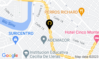 Mapa de Restaurante Pollo Arana en Montería