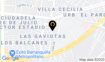 Mapa de Restaurante Proveedor en Barranquilla