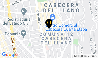 Mapa de Restaurante Punta Del Este en Bucaramanga