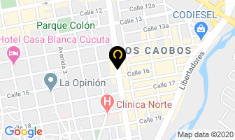 Mapa de Restaurante Punto Cero en Cúcuta