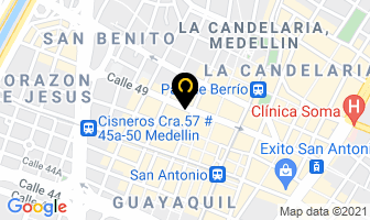 Mapa de Restaurante Punto Clave en Medellín