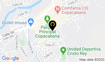 Mapa de Restaurante Rincon Chino en Copacabana