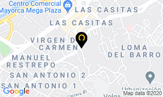 Mapa de Restaurante Rincón Santandereano en Envigado