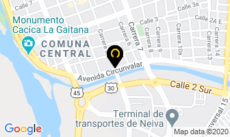 Mapa de Restaurante Rubis en Neiva