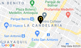 Mapa de Restaurante San Pollo en Medellín