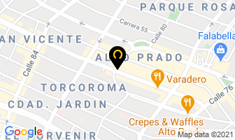 Mapa de Restaurante Sant'angelo en Barranquilla