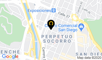 Mapa de Restaurante Santander en Medellín
